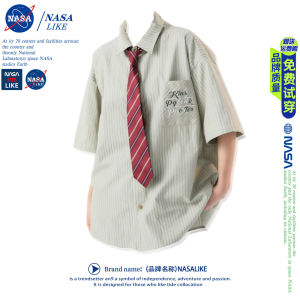 Áo Sơ Mi Nữ Tay Ngắn Rộng Rãi Màu Xanh Lá Cây Cổ Polo Thường Ngày Mùa Hè 2024 Áo Khoác Ngoài Thường Ngày Bằng Polyester