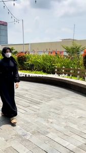 HAYNA Hagia Dress (Black) - Dress Kondangan Daily Dress Busui Friendly Gamis Wanita Muslim