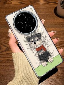 เคสโทรศัพท์มือถือแบบน่ารัก ลายการ์ตูน ใส ดีไซน์สร้างสรรค์ สำหรับ VivoX300/200 รุ่นใหม่ เปลือกนิ่มสำหรับผู้หญิง