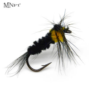 MNFT 10 CÁI 6 #   Nhân Tạo Côn Trùng Đuôi Ong Bay Vàng & Đen Wasp Bay Mồi Cho Cá Hồi Mồi Câu Cá Ngoài Trời