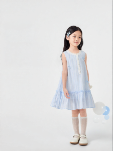 Purcotton | Cotton Voile Sleeveless Princess Dress