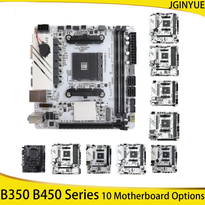 T.F.SKYWINDINTL | 1PC B35/B45 Series PC Motherboard AMD ITX/M-ATX Size M.2 NVME DDR4 Dual Channels 4*Sata 3.0 USB Motherboard For Home Gaming