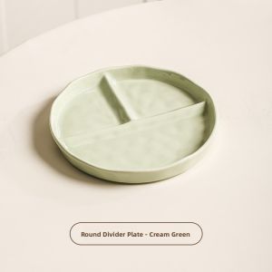 Sectioned Ceramic Plate for Weight Loss and Portion Control