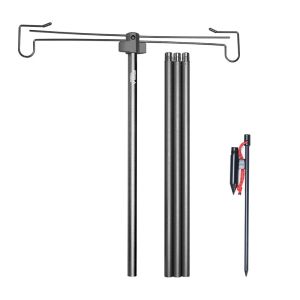 The Primitive | Outdoor Camping Light Stand Shelf