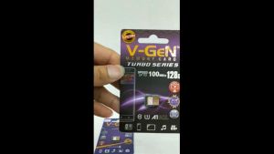Micro SD VGEN 32GB Class 10 100mb/s Turbo Series Memory Card MMC Microsd Kartu memori 32 Gb Original