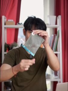 Coin Bag Uzop Magic - alat sulap - kantong sulap - kantong koin magic