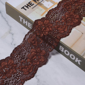 2Yards 8cm Elastic Lace Ribbon Hollow Embroidery Floral Lace Trims DIY Apparel Sewing Fabric Home Textile Craft Decor Lace Tape