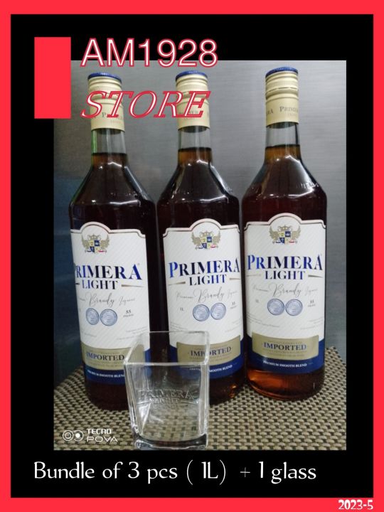 Primera Light 1 L ( Bundle of 3 pcs) + FREE 1 glass | Lazada PH
