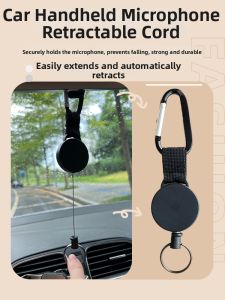 First | Automatic Rebound Anti-loss Easy Pull Hand Mic Rope