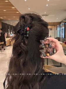 กรงเล็บผมรูปดาว ผู้หญิง เครื่องประดับแฟชั่น สไตล์เกาหลี Half Up Hair Tie Shark Clip Hair Gripper สดออกจากเตาอบ