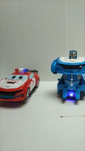 Mainan Mobil Edukasi Anak: Robocar & Police Car Electric Toys