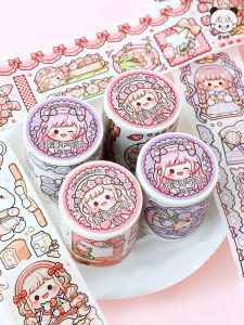 Romantic Afternoon Tea Rabbit Dreamer Special Oil Decorative Tape DIY Scrapbooking Adhesive Sticker by Tildodo
