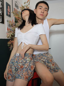 Loose Pure Cotton Mens Underwear Flat Angle Pants Home Shorts Sleepwear Large Size Split Womens Pattern Summer Arlo Pants