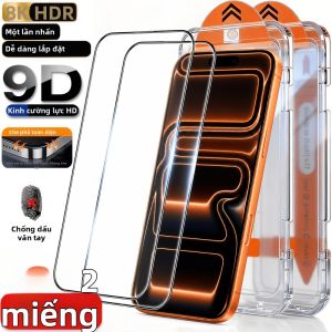 NNBILI 2 Miếng Dán Bảo Vệ Màn Hình Bằng Kính Cường Lực Siêu Nét Cho 18/17 Pro Max/18 Pro/17Air - Chống Trầy Xước Chống Vân Tay Với Dụng Cụ Lắp Đặt