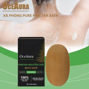 Xà Phòng Tắm Dầu Thông Nguyên Chất OCEAURA 3.88 Oz Sử Dụng Lâu Dài Cải Thiện Kết Cấu Da Phục Hồi Độ Bóng Xà Phòng Làm Sạch Thủ Công