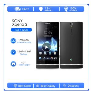 Sony Xperia S LT26 LT26i โทรศัพท์มือถือปลดล็อก Ericsson 12MP 4.3นิ้ว WIFI Android 3G - Lazada