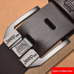 JIFANPAUL | New Genuine Leather Mens Pin Buckle Belt