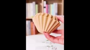 Coffee Filters 100/200 Count Unbleached Basket Coffee Filter Paper for Small Coffee Maker Single Serve Pour Over Coffee Kit