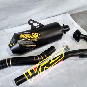 KNALPOT NORIFUMI RV1 N4 KLX 150 KLX50 CRF 150 CRF150 ORIGINAL SILINCER TABUNG LAMA KECIL / BARU BESAR not noctus t1 t3 t5 xr1 xr 1 evo nf shorty rocket 4 rocket4 jump torc torch touh tog togh roket