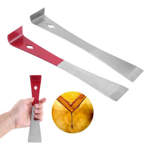 3 in 1 Woodworking Scraper Multifunction Wood Board Dismantling Spatula Nail Lift Flat Head Pry Bar Stainless Steel Handle Tools