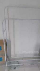 Standing Clothes Hanger Cloth Organizer Cloth Hanger Rack Rak Baju Pakaian Gantung Baju Laundry Garment Rack Drying Shelf Coats Shoe Wardrobe