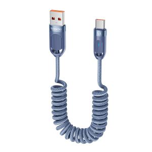 Toocki | Dây Cáp Sạc Nhanh 66W Cho Ô Tô 1.8m USB Dual Type-C