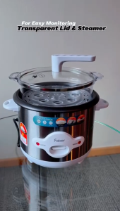 Faber Traditional Rice Cooker with Steamer FRC-S319ST 1.8L Periuk Nasi Dengan Pengukus