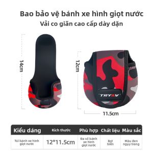 TRY&V | Túi đựng tay cầm câu cá chống sốc Chống bụi Tùy chọn bảo vệ cho tay cầm câu cá và máy móc Trang trí nhà bếp