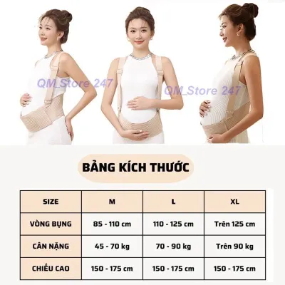 Đai Nâng Đỡ Bụng Bầu Cao Cấp Co Giãn 4 Chiều Giảm Đau Lưng Chống Rạn Bụng Giúp Mẹ Bầu Thấy Thoải Mái