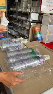 ถ้วยไอศครีม ถ้วยไอติม ถ้วยขนม เนื้อใสปิ๊ง Ice Cream Pet Cup เหนียวใส บีบไม่แตก เก็บความเย็นได้นานกว่า