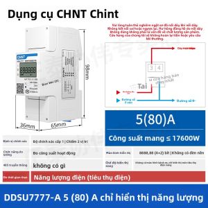 CHNT | Đồng Hồ Điện Gia Đình Đơn Pha Treo Ray 220V