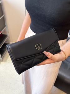 Womens Wallet Long Fashion Trendy Retro Multi Card Slots Wallet Multi-Functional Large-Capacity Handbag Handphone-Friendly