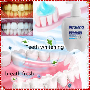 พร้อมส่ง 24ชม โปรไบโอติกฟันฟอกสีฟันยาสีฟันกำจัดสีเหลืองตาตาร์กำจัดกลิ่นปาก Spironella ฟันผุไวท์เทนนิ่งการดูแลฟัน kirkan karang gigi มิ้นท์ฟรีฟลูออไรด์ลมหายใจสดชื่นป้องกันฟันผุลมหายใจสดชื่น