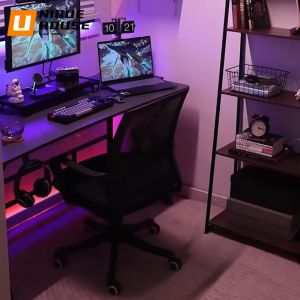 Gaming Table for E-Sport/Computer/PC/Study Thicker & Stable Computer Desk Home Office Table Meja Belajar Meja Komputer Meja Gaming