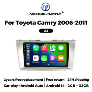 For TOYOTA CAMRY 2006-2011 Android System Wireless CarPlay 9inch Car Radio Navigation Multimedia Player WIFI GPS Stereo Receiver
