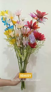 Artificial Flower Little Daisy Bunga Palsu Plastik Plastic Buket Bouquet Dekorasi Hias Rumah Pesta