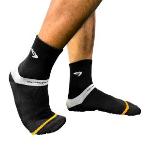 Kaos Kaki Nineten Pendek Kaos Kaki Running Futsal Sepakbola Sebetis Hitam Putih