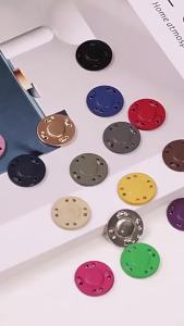 PHM กระดุมแม่เหล็กติดง่าย 5คู่ อุปกรณ์เย็บผ้าเสื้อคาร์ดิแกน ปุ่มแม่เหล็ก ทนทาน มีคุณภาพดี button