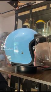 HELM BOGO GARIS 3 Clasic RETRO CLASSIC cewe cowo dewasa bagus murah helem hijab cepol