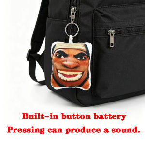 10cm Funny Pressing Can Make Sound Overwatch 2 Hero Maugaloa Malosi Mauga Plush Toys Anime Game Bag Keychain Decor Plushie Doll