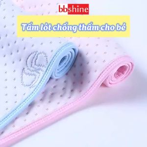 Tấm lót chống thấm cho bé 4 lớp dày dặn BBShine Miếng lót chống thấm cho bé họa tiết hình gấu đáng yêu – SS038
