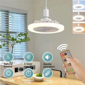 Seville Smart 3-in-1 Ceiling Fan with Remote Control and 3-Speed E27 AC85-265V Lighting Base for Bedroom and Living Room Lighting