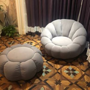 โซฟารูปฟักทอง พร้อมที่พักขา โซฟาหมุนได้ 360 องศา