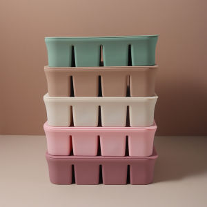 12 grid Food-Grade Silicone Baby Food Freezer Tray - Easy Pop Out Ice Cube Mold for Infant Puree & Snacks