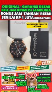 JAM TANGAN ALEXANDRE CHRISTIE PRIA ORIGINAL 3044 AC3044M1 - Men CT - Kulit - Hitam - Jamdunia / Jam dunia JD18 # JAM TANGAN ALEXANDER CHRISTIE PRIA JAM ALEXANDER CHRISTIE PRIA + AC 3044 M1 AC3044 AC3044M1 AC 3044M1 ACF3044M1 S003