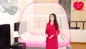 🌙CAO CẤP🌙 Mùng Chụp Tự Bung Đỉnh Vuông Gấp Gọn Thông Minh Màn Chụp Voan Thái Chống Muỗi Lỗ Mùng Nhỏ