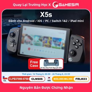 GameSir | Tay Cầm Chơi Game Không Dây GameSir X5s 6 Trục Gyro HD Rumble Cho Android iOS PC Nintendo Switch 2/1 - Bluetooth Mobile Gamepad