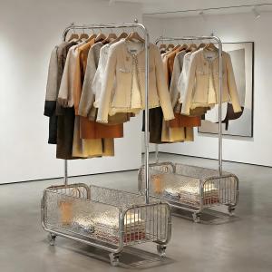 YOUDIANNIU | Mobile Womens Store Fitting Room Clothing Rack