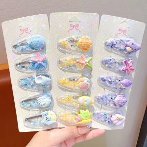 ENEN | Sea-themed Cartoon Shell Clip Non-slip Hairpin