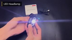 Mini Super Bright LED Headlamp USB Rechargeable Motion Sensor Headlight Outdoor Waterproof Torch